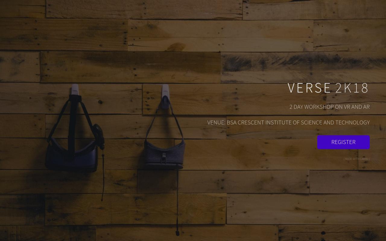 Carrd profile picture for @verse